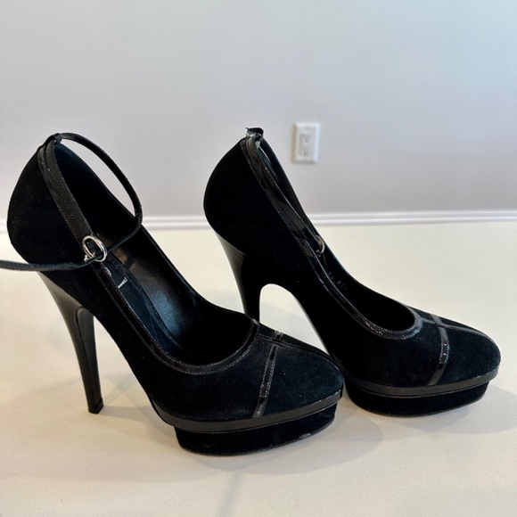 YSL Platform Pump w Ankle strap 38.5 - Picture 4 of 5